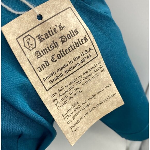 Vtg Katie's Amish Dolls Set Boy Girl Authentic Attire 23" USA Handmade Old Order - Picture 3 of 10